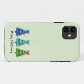クリスマス3本ツリー Case-Mate iPhoneケース (裏面(横))