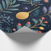 クリスマス30インチx 6足光沢 ラッピングペーパー (角)