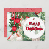 クリスマス3 シーズンカード (正面/裏面)