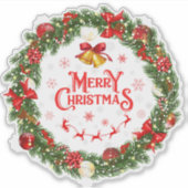 クリスマス3 シール (正面)