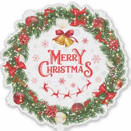 クリスマス3 シール (正面)