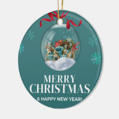 クリスマス3 セラミックオーナメント (左)