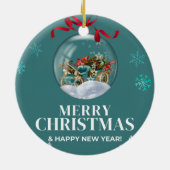 クリスマス3 セラミックオーナメント (裏面)