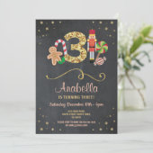 クリスマス3 3誕生日の休日の第3招待 招待状 (スタンド正面)