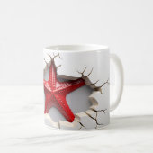 クリスマス3Dシースター コーヒーマグカップ (正面右)
