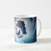クリスマス3D雪だるま コーヒーマグカップ (正面右)