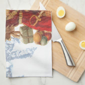 クリスマス4の聖者ニコラス キッチンタオル (四つ折り)