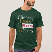 クリスマス40歳の誕生日応援ビールパーティー Tシャツ (正面)