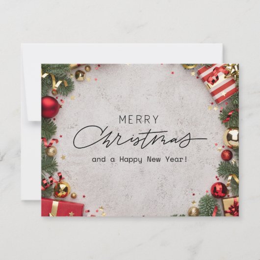 クリスマス4 シーズンカード (正面)