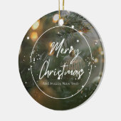 クリスマス4 セラミックオーナメント (左)