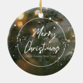 クリスマス4 セラミックオーナメント (裏面)