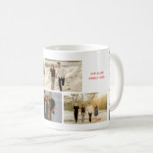 クリスマス4 – ホリーと弓とフォトマ離れグ コーヒーマグカップ (正面右)