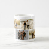 クリスマス4 – ホリーと弓とフォトマ離れグ コーヒーマグカップ (中央)