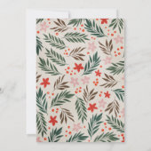 クリスマス50th誕生日パーティー 招待状 (裏面)