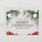 クリスマス5 シーズンカード (正面/裏面)