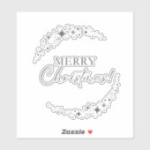 クリスマス5 シール (シート)