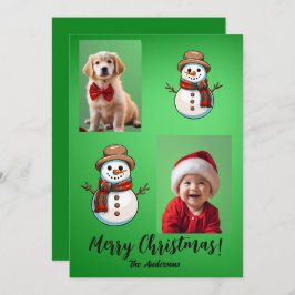 クリスマス6子メリークリスマス！クリスマスカード 招待状