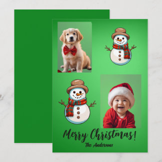 クリスマス6子メリークリスマス！クリスマスカード 招待状