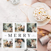 クリスマス6枚のコラージュ |メリー休日 ポストカード
