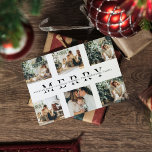 クリスマス6枚のコラージュ |休日メリーの接写 ポストカード<br><div class="desc">クリスマス6枚のコラージュ |メリー休日</div>