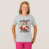 クリスマス67Tシャツ サンタが67と言う Tシャツ (正面フル)