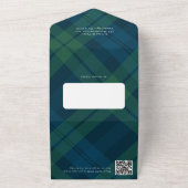 クリスマス7枚写真グリーティングQRコードホリデーカード オールインワン招待状 (外側)