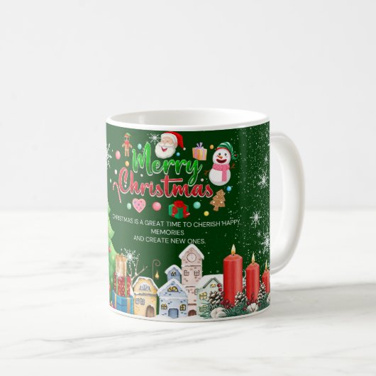 クリスマス7 コーヒーマグカップ (正面右)