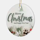 クリスマス7 セラミックオーナメント (左)