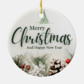 クリスマス7 セラミックオーナメント (裏面)