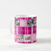 クリスマス8の写真のグ最高のリッドおばあちゃんピンク コーヒーマグカップ (正面左)