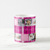 クリスマス8の写真のグ最高のリッドおばあちゃんピンク コーヒーマグカップ (中央)