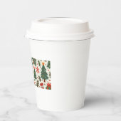 クリスマス8oz紙カップ 紙コップ (左)