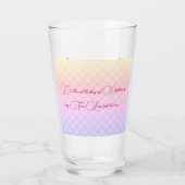 クリスマス9日目レディース踊り タンブラーグラス (裏面)