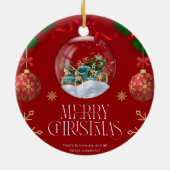 クリスマス9 セラミックオーナメント (裏面)