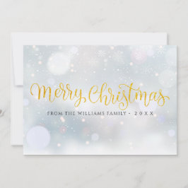 クリスマス おしゃれ ゴールド スクリプト 雪の結晶