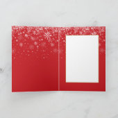 クリスマス おしゃれ シンプルな雪の結晶 モダン (内部)