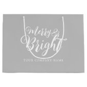 クリスマス おしゃれ 大きな ギフトバッグ (正面)