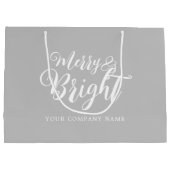 クリスマス おしゃれ 大きな ギフトバッグ 明るい  (裏面)