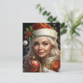 クリスマス。おめでとうございます。 ポストカード (スタンド正面)