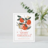 クリスマス おめでとう タイポグラフィー 休日のフルーツブーケ (スタンド正面)