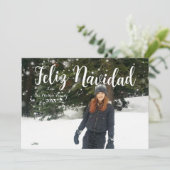 クリスマス おめでとう ホワイト タイプ オーダーメイド ホリデー フォト (スタンド正面)