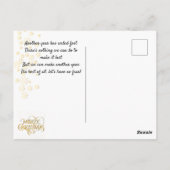 クリスマス おめでとう ポストカード (裏面)