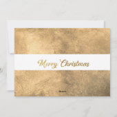 クリスマス おめでとう 偽のゴールド スクリプト (裏面)