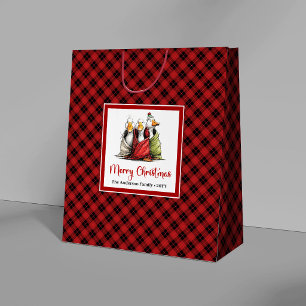 クリスマス おもしろ ガチョウ 雑貨 ギフトバッグ