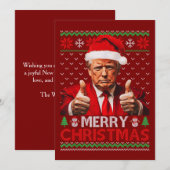 クリスマス おもしろ トランプ サンタ 帽子 ユーモラス クリスマス (正面/裏面)
