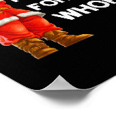 クリスマス おもしろTシャツ 大人用 クリスマスギフト ポスター (角)