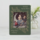 クリスマス お名前入り ホリデー カード (スタンド正面)