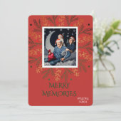 クリスマス お名前入り ホリデー カード (スタンド正面)