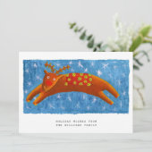 クリスマス かわいいトナカイ イラスト写真 (スタンド正面)