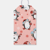 クリスマス – かわいいペンギン ギフトタグ (裏面)